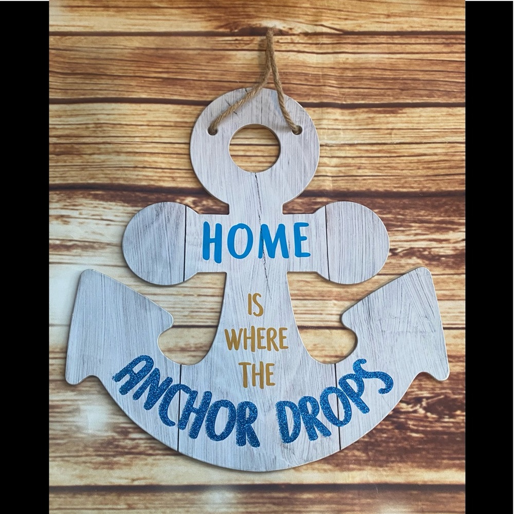 Momentum Brands MDF Anchor Wall Hanging Decor